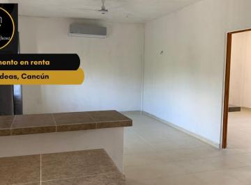 Departamento · 2 Recámaras · 2 Estacionamientos · Departamento en Renta en Residencial Orquídeas, Cancún – Semi Amueblado con Alberca y Terraza