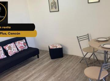 Departamento · 1 Recámara · Departamento en Renta en Cancún 1 Recámara Amueblado con Servicios Incluidos