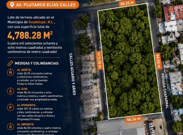 Terreno / Lote , Guadalupe · Terreno de 4788 m² en Venta en Guadalupe, Nl. Colonia La Joyita.