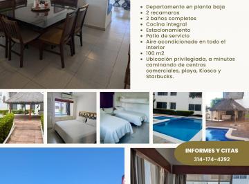 Departamento de 2 habitaciones, Manzanillo · Departamento en La Mejor Zona de Manzanillo