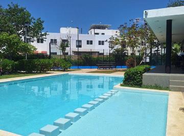 Casa en condominio de 3 habitaciones, Solidaridad · Casa en Renta Paraíso con Habitación en Planta Baja