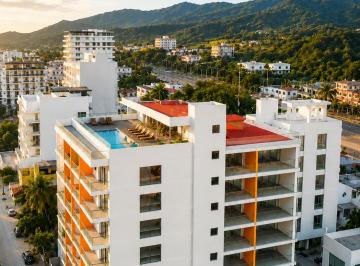 Departamento de 2 habitaciones, Bahía de Banderas · Departamento en Venta Cerca de La Playa en Bucerías | Roof Garden y Alberca