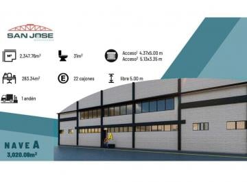 Bodega comercial , Aguascalientes · Nave Industrial en Renta de 3,020 m² con Oficinas San José Warehouse