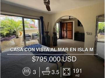 Casa · 191m² · 3 Recámaras · 2 Estacionamientos · Casa en Venta de 191 m² de Construcción en Isla Mujeres