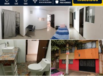 Departamento de 1 habitación, Miguel Hidalgo · Habitación Metro San Joaquín Polanco