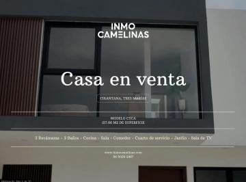 Casa de 3 habitaciones, Morelia · Casa en Venta en Bosques, Tres Marías, Morelia, Michoacán