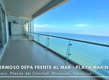 Departamento · 296m² · 4 Estacionamientos · En Venta Departamento de Lujo con 3 Recámaras y Espectaculares Vistas Al Golfo de México en Riviera