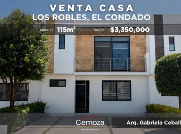 Casa · 130m² · 3 Recámaras · 2 Estacionamientos · Casa en Venta Los Robles, El Condado