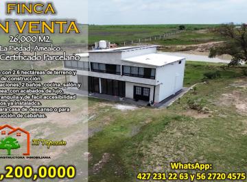 Terreno / Lote , Amealco de Bonfil · Finca en Venta en La Piedad, Amealco, Querétaro. 2.6 Hectáreas con Casa de Lujo.