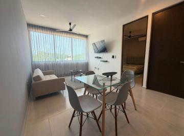 Departamento de 2 habitaciones, Mérida · Departamento Nuevo y Amueblado, en Temozón Norte, con Amenidades.