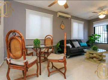 Departamento · 60m² · 2 Recámaras · Departamento Amueblado en Renta | Planta Baja | Centro de Playa del Carmen