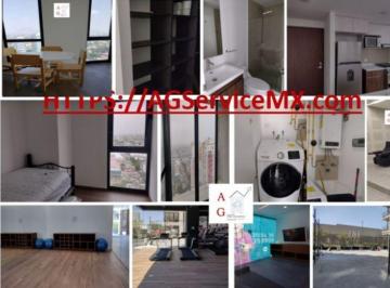 Departamento de 2 habitaciones, Azcapotzalco · Penthouse Amueblado Condominio con Amenidades, Servicios Incluidos