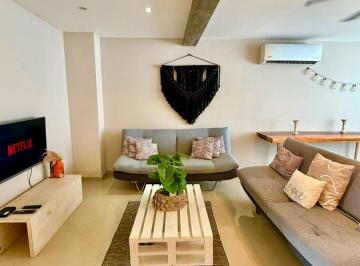 Departamento de 1 habitación, Solidaridad · Departamento de 1 Recamara Amueblado en Renta Playa del Carmen Centro