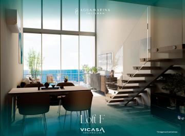 Departamento · 97m² · 1 Recámara · 1 Estacionamiento · Loft 1.5 Recamaras en Venta Frente Al Mar Aguamarina Mazatlan