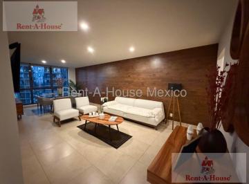 Departamento · 110m² · 3 Recámaras · 2 Estacionamientos · Departamento Amueblado en Renta en Anahuac, Miguel Hidalgo Rg 27 - 134