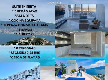 Departamento de 3 habitaciones, Acapulco de Juárez · Suite en Las Brisas Diamante