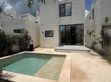 Casa · 148m² · 3 Recámaras · 2 Estacionamientos · Casa en Venta en Conkal, Privada Nativa, Conkal, Amueblada y Equipada