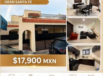 Casa en condominio · 230m² · 4 Recámaras · 2 Estacionamientos · Casa Amueblada en Renta Gran Santa Fe Norte