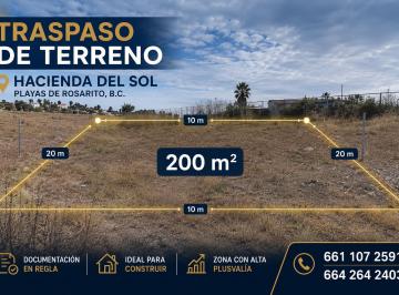 Terreno / Lote , Playas de Rosarito · ¡Gran Oportunidad! Traspaso de Terreno con Excelente Ubicación en Playas de Rosa