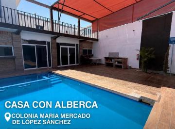 Casa · 268m² · 3 Recámaras · 2 Estacionamientos · Casa con Alberca en Venta Colonia Maria Mercado de Lopez Sanchez, Torreon, Coah