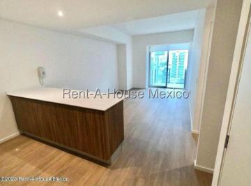 Departamento de 1 habitación, Miguel Hidalgo · Departamento 55 Mtrs en Renta en Parques Plaza Nuevo Polanco Sb27 - 150