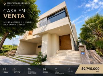 Casa de 3 habitaciones, San Luis Potosí · Casa en Venta en Monterra, Pedregal, San Luis Potosí