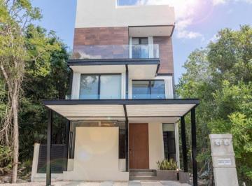 Casa en condominio de 3 habitaciones, Puerto Morelos · Renta Casa Equipada Aldea Ha