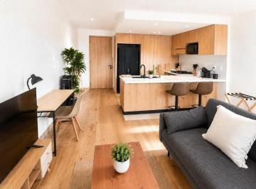 Departamento de 1 habitación, Cuauhtémoc · Loft Amueblado en Renta en San Rafael