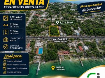 Terreno / Lote · 1071m² · Terreno en Calderitas