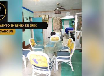 Departamento · 3 Recámaras · Departamento en Renta en Cancún 3 Recámaras en El Centro con Terraza