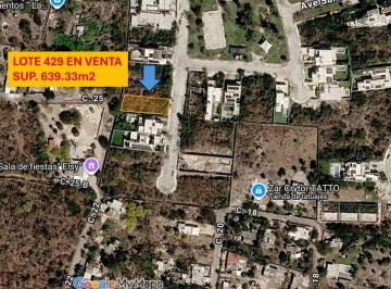 59a0d91e8f3a89dbf4d0be0f75cc380f3e48cddaca24c4aeaf108832ab033762 · Terreno en Venta de 639 m² en Privada Residencial Nortemérida