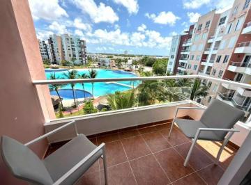 Departamento · 2 Recámaras · 2 Estacionamientos · Departamento Amueblado de 2 Recs en Renta en Dreams Lagoon con Vista a La Laguna, Terraza y Amenidad