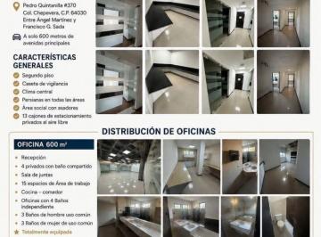 Oficina 800m² Renta Chepevera · Oficina en Renta