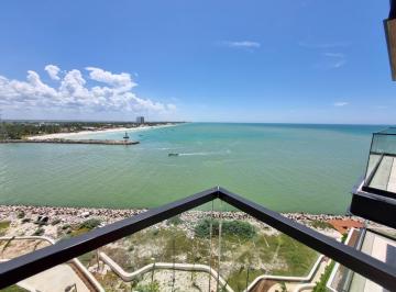 Terraza · Departamento en Playa Yucalpeten Resort Marina
