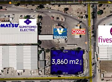 Terreno / Lote · 3860m² · Terreno en Gasolinera en Renta Aguascalientes