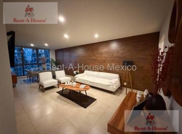 Departamento · 110m² · 3 Recámaras · 2 Estacionamientos · Departamento Amueblado en Renta en Anahuac, Miguel Hidalgo Jl 27 - 134.