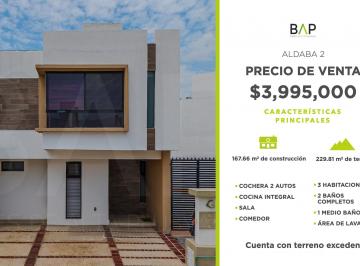 Casa de 3 habitaciones, León · Casa de 229 m² con 3 Recámaras en Venta en Fraccionamiento Aldaba