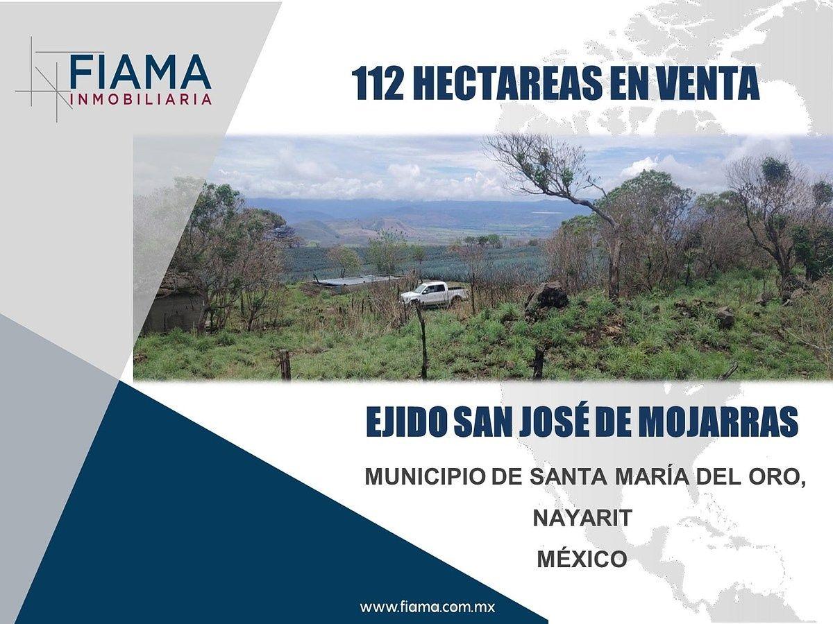 112 Hectares for Sale in Ejido San José de Mojarras, Municipality of Samao, Nay.