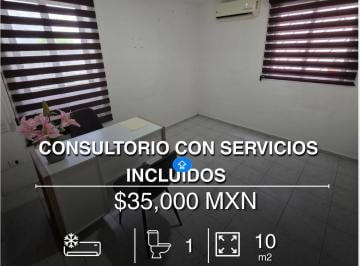 Oficina · 10m² · Consultorio en Renta de 10 m² Aprox Av La Luna, Cancún