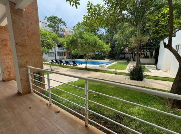 Departamento de 2 habitaciones, Cancún · Departamento en Renta, Planta Baja, Condominios Beel Ha, Linda Vista Al Área de Alberca, Terraza