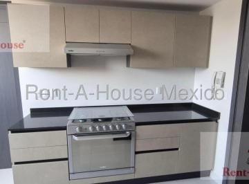 Departamento · 156m² · 2 Recámaras · 2 Estacionamientos · Departamento en Renta en Huixquilucan, Bosque Real Rt 26 - 2471.