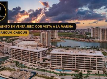 Departamento · 5 Recámaras · Departamento en Venta en Puerto Cancún 5 Recámaras con Vista a La Marina