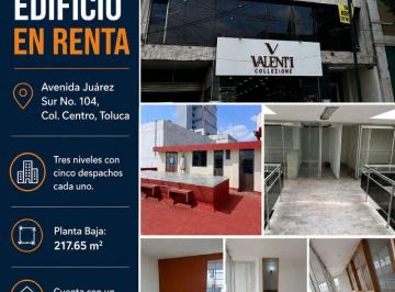 Edificio , Toluca · Edificio de 217.65 m² en Renta en Toluca Av Juarez