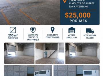 Bodega comercial , Almoloya de Juárez · Bodega Comercial de 250 m² en Renta en Almoloya de Juárez