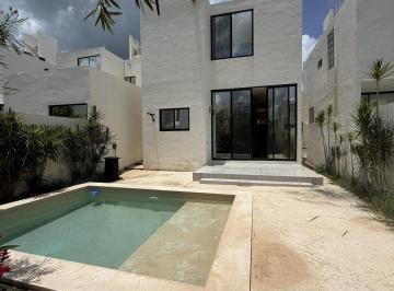 Casa · 148m² · 3 Recámaras · 1 Estacionamiento · Casa en Venta Privada Estela Nativa Conkal Yucatan