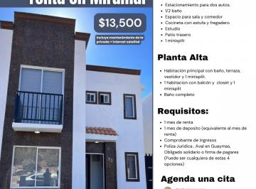 Casa de 3 habitaciones, Guaymas · ¡Hermosa Casa en Renta en Brisas de Miramar!