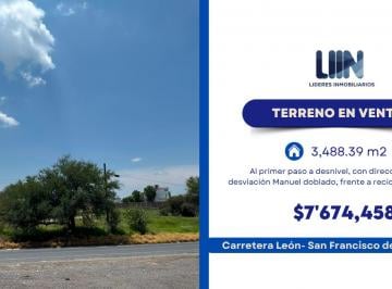 Terreno / Lote , San Francisco del Rincón · Venta de Terreno Carretera Leon - San Francisco del Rincon