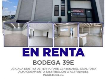 Nave industrial , El Marqués · Renta Bodega 39e