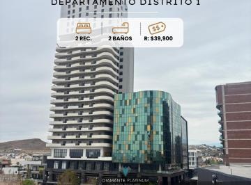 Departamento · 130m² · 2 Recámaras · Se Renta Departamento Amueblado en Distrito 1