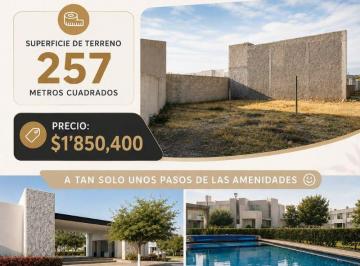 Terreno / Lote , Aguascalientes · Terreno en Venta / Al Sur de La Ciudad / Condominio Ronda Residencial / 257 m Cuadrados